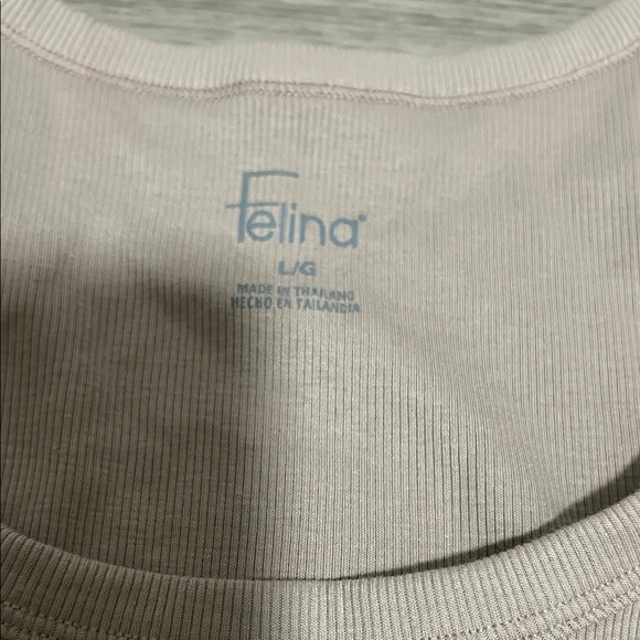 Felina Women's Tank Tops - Cream and White - Picture 4 of 9